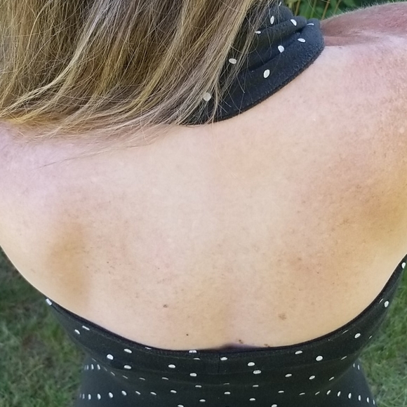 👗SOHO STRAPLESS POLKA DOT DRESS - Picture 4 of 6